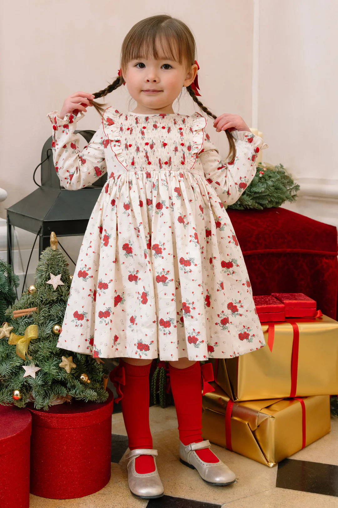 Antoinette Paris Anastasia Christmas Floral Dress