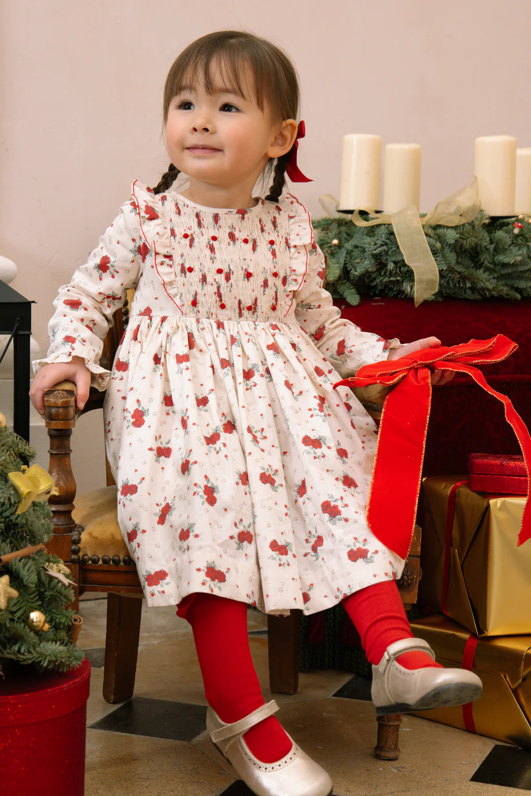 Antoinette Paris Anastasia Christmas Floral Dress