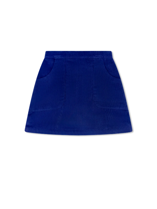 SET Proper Kristin Skirt- Norwood Navy Corduroy