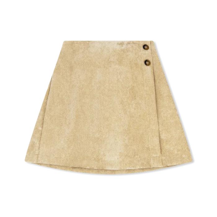 SET Proper Julia Skirt- Khaki Corduroy
