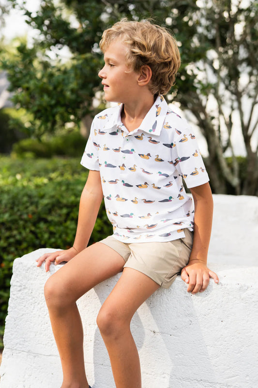 Saltwater Boys Signature Polo- Mallards