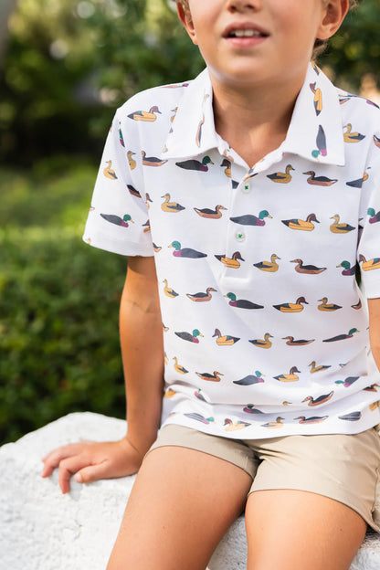 Saltwater Boys Signature Polo- Mallards