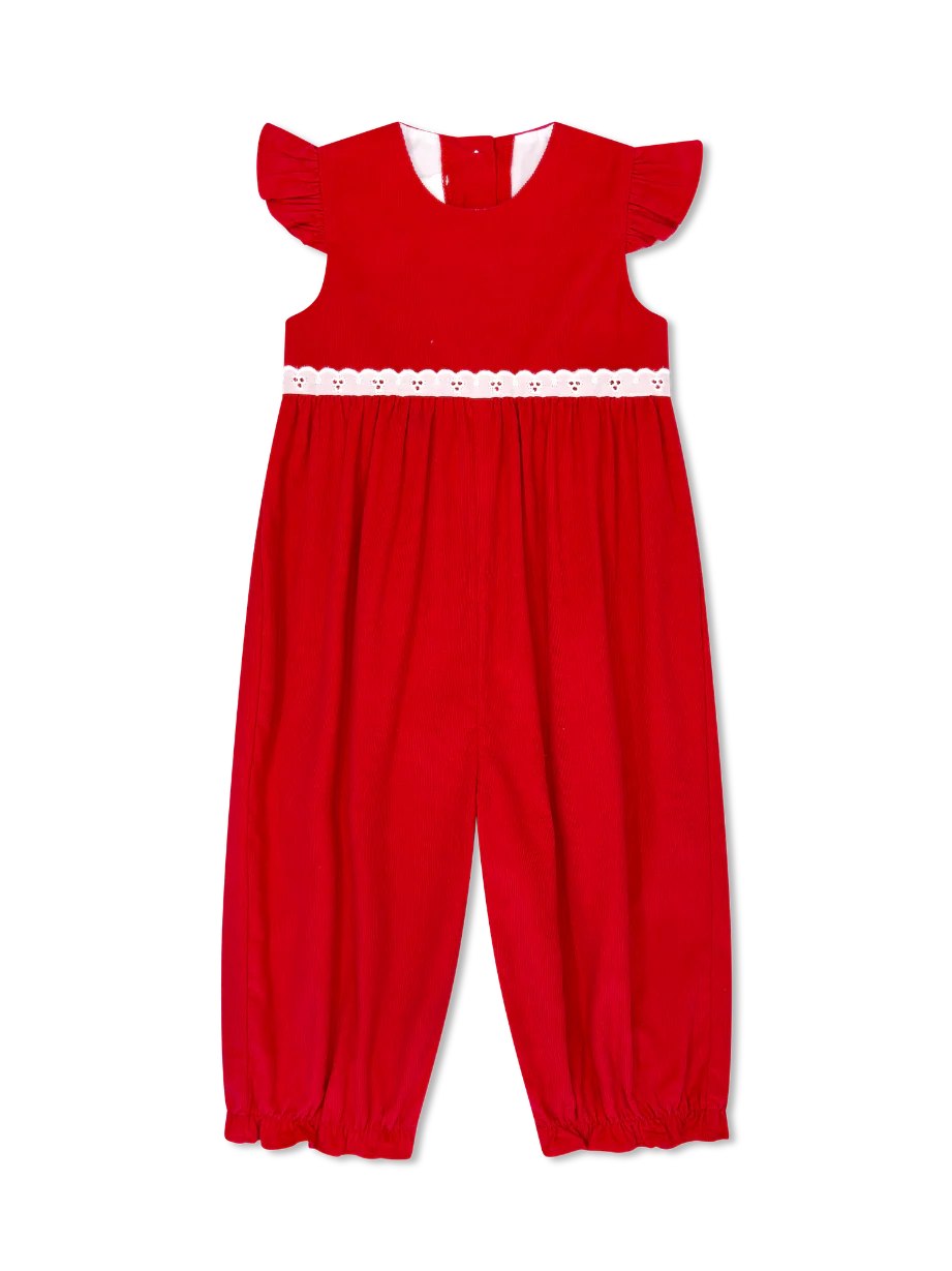 Lullaby Set Angel Romper- Red