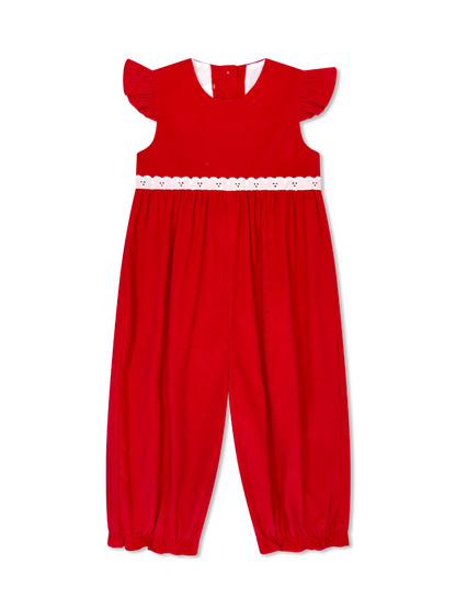 Lullaby Set Angel Romper- Red