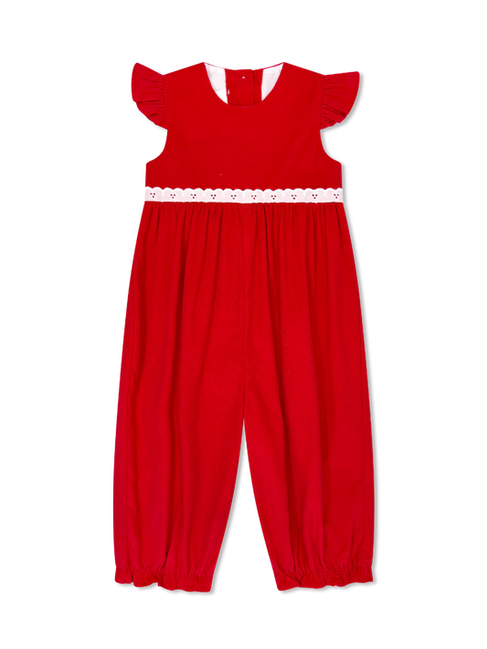 Lullaby Set Angel Romper- Red
