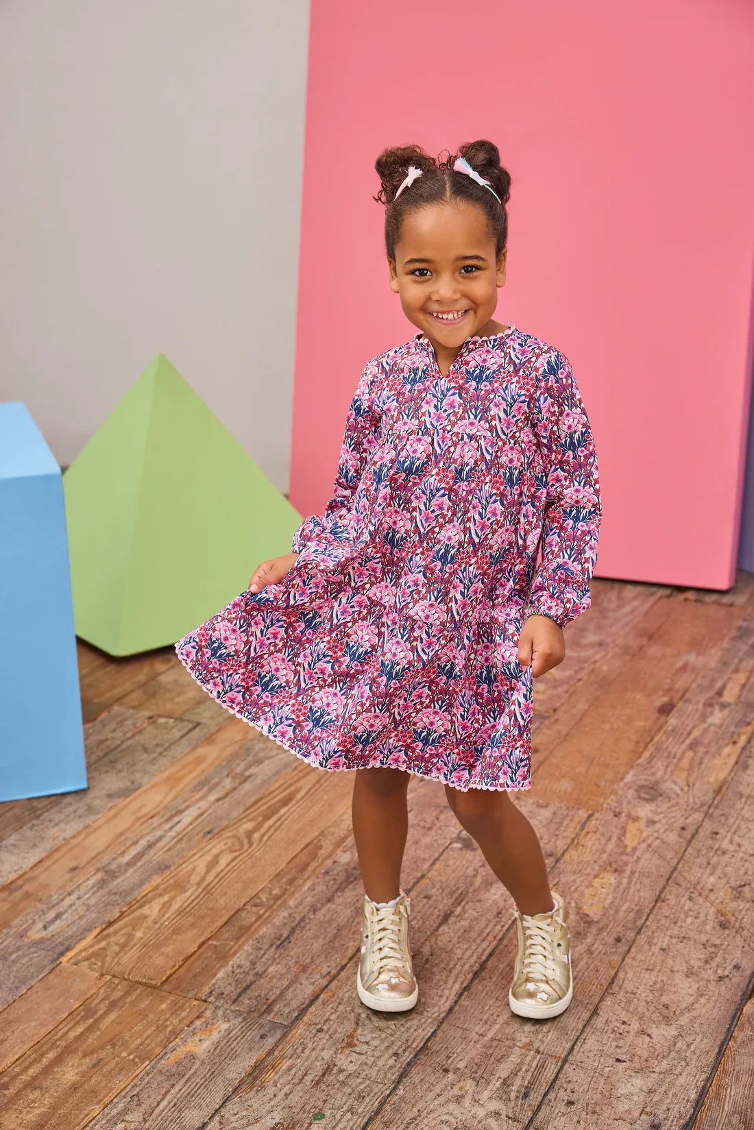 BISBY Postiano Dress- Foxcroft Winter Floral