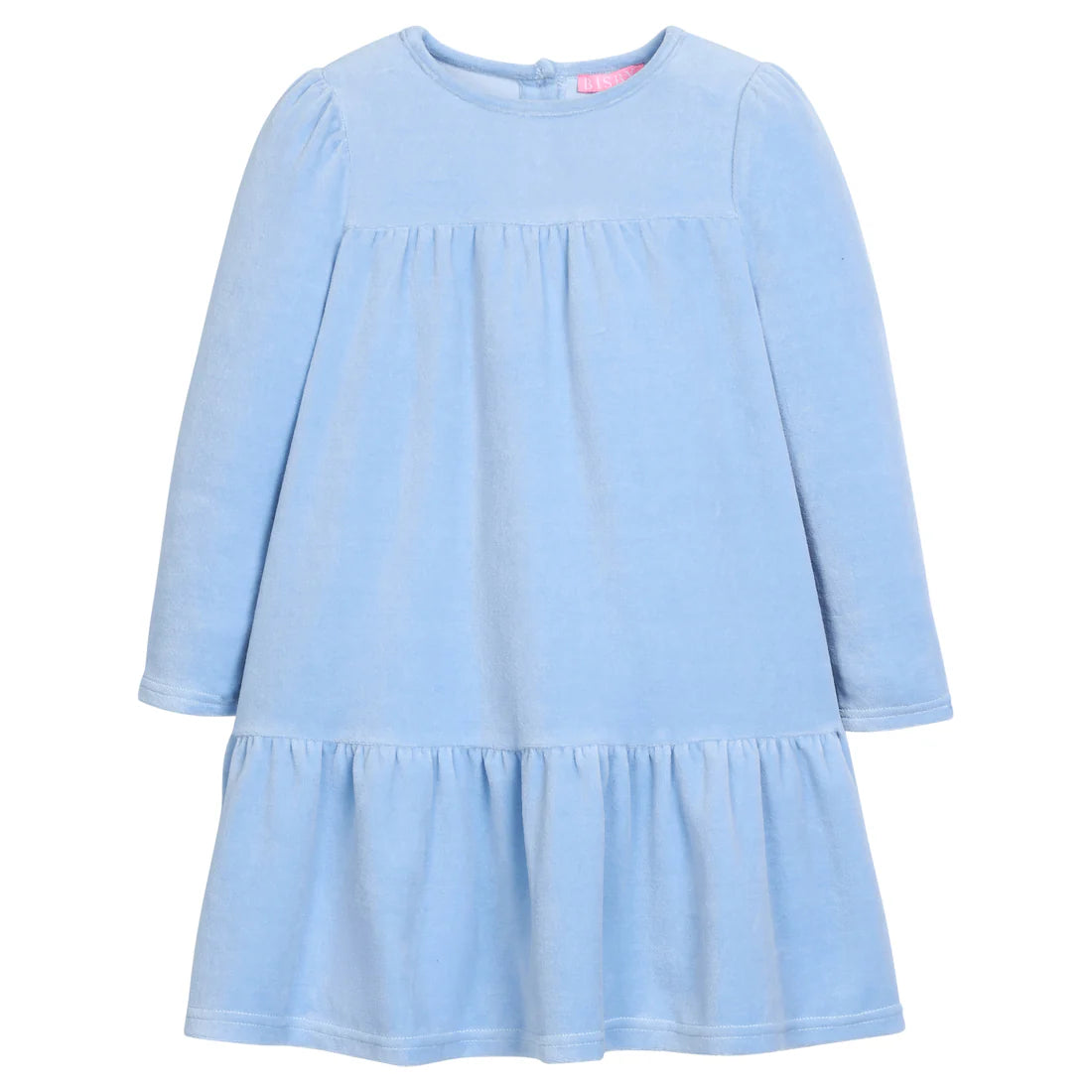 BISBY Lisle Dress- Periwinkle Velour