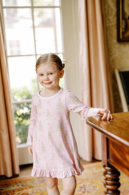 The Proper Peony Pink Tinsel Play Dress