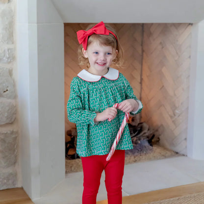 Lila and Hayes Morgan Legging Set- Candy Cane Lane