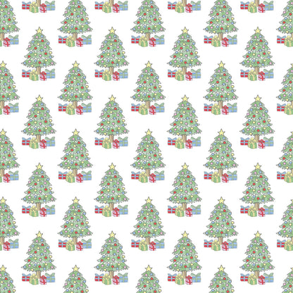 Lila and Hayes Parker Zipper Pajama- Under the Christmas Tree