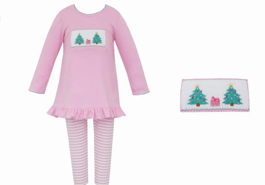 Anavini Christmas Tree Legging Set