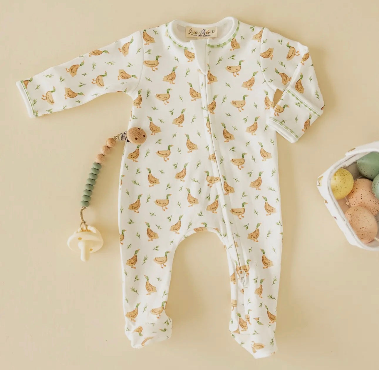 Magnolia Baby Meadowland Mallards Footie