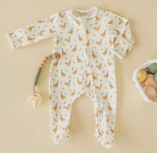 Magnolia Baby Meadowland Mallards Footie