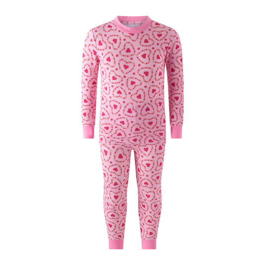 Rachel Riley Floral Heart Pajamas