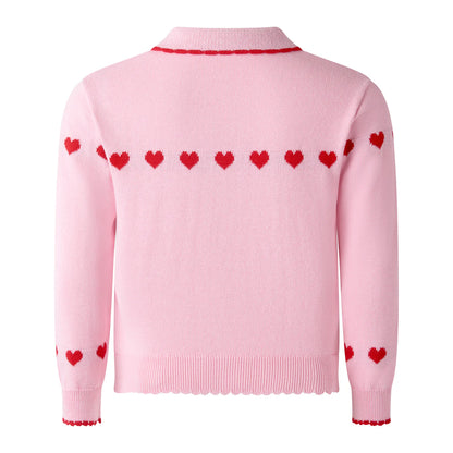 Rachel Riley Heart Cardigan