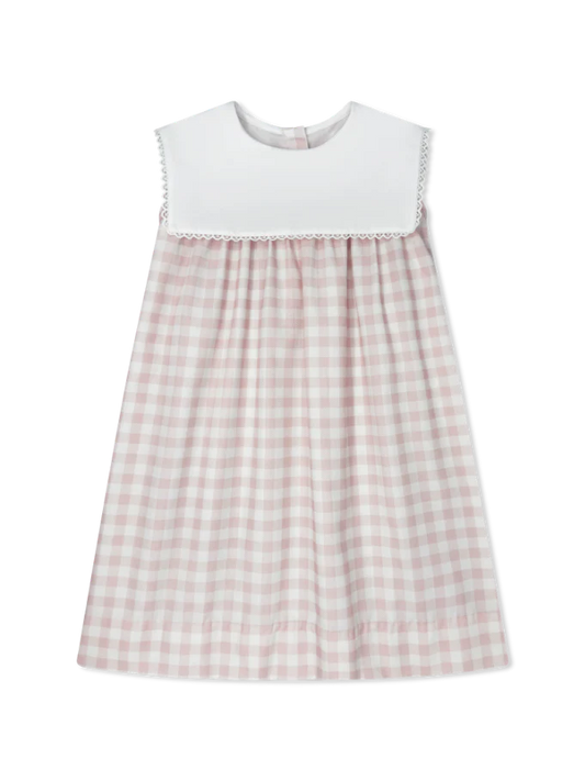 Lullaby Set Hope Chest Dress- Playful Pink Buffalo Check