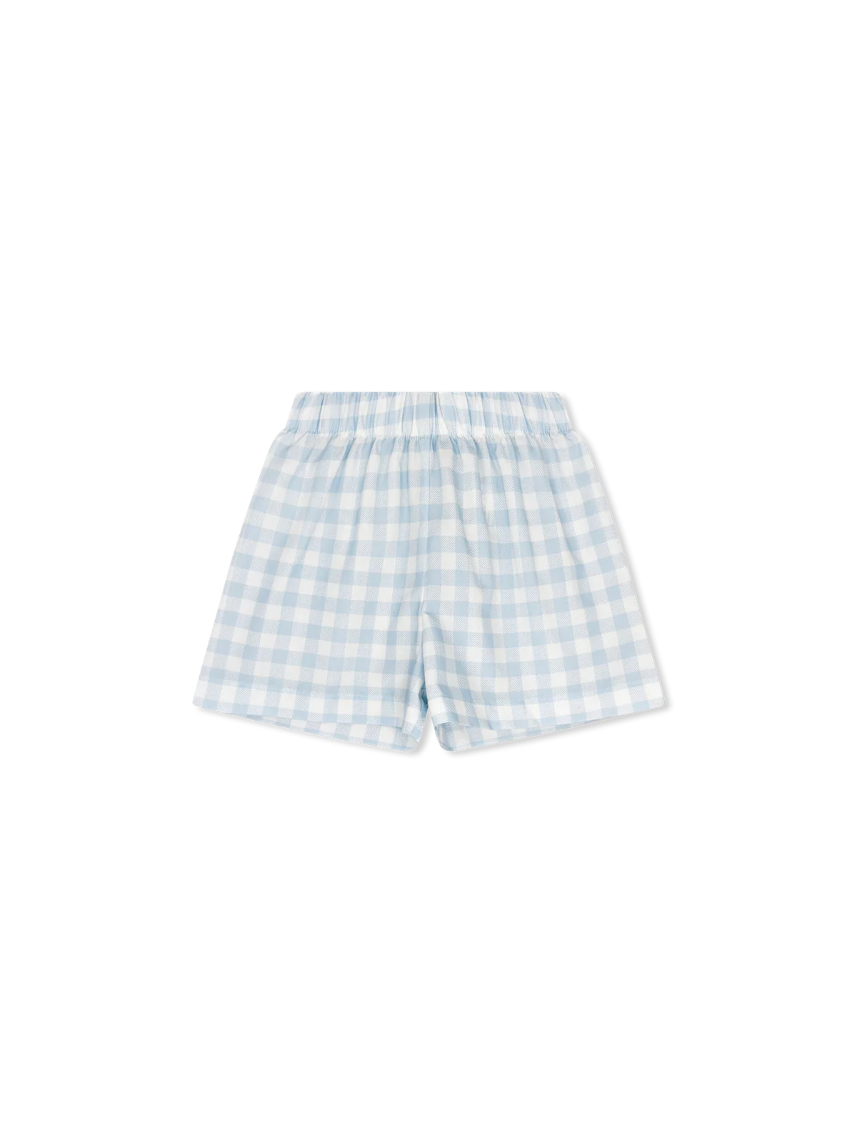 Lullaby Set Stewart Short- Baldwin Blue Buffalo Check