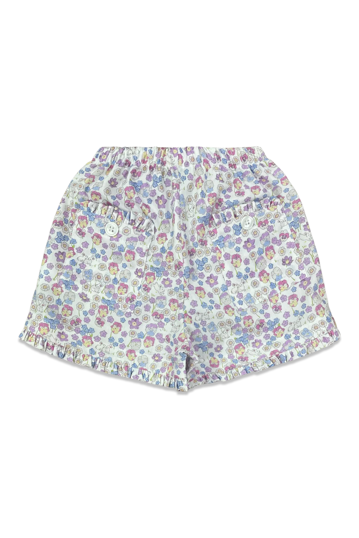 Percy and Tyne Pansy Floral Pocket Shorts