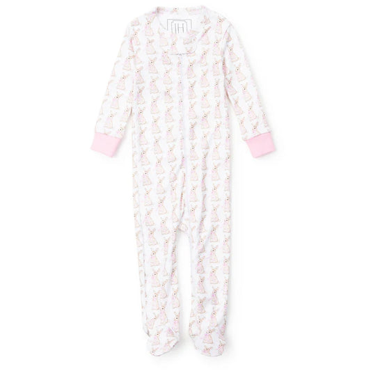 Lila and Hayes Parker Girls Pajamas- Pink Bunny