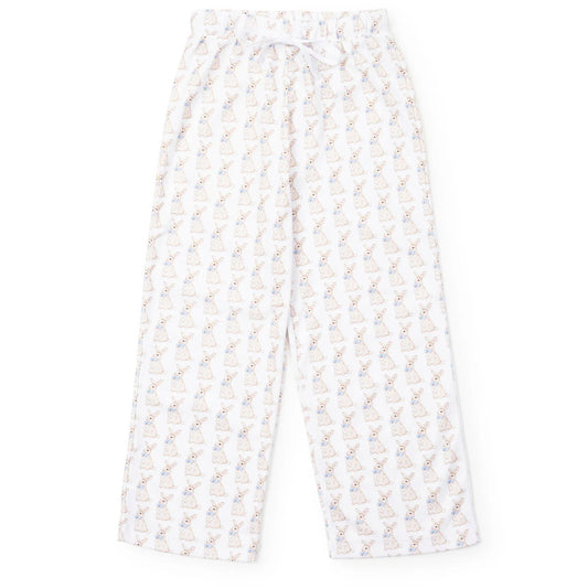 Lila and Hayes Boys Beckett Hangout Pant- Blue Bunny