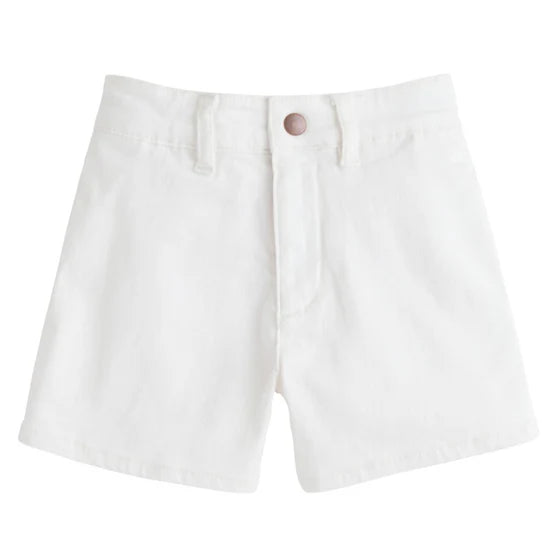BISBY Denim Shorts- Ivory
