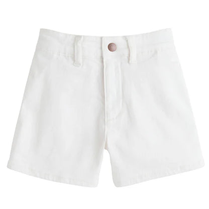 BISBY Denim Shorts- Ivory