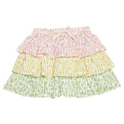 BISBY Multi Tiered Skort- Darien Daisies