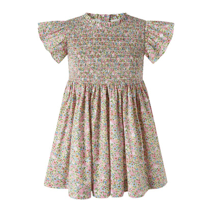 Rachel Riley Floral Ruched Dress