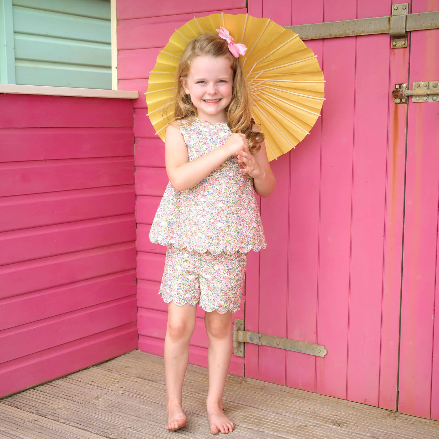 Rachel Riley Floral Scalloped Set