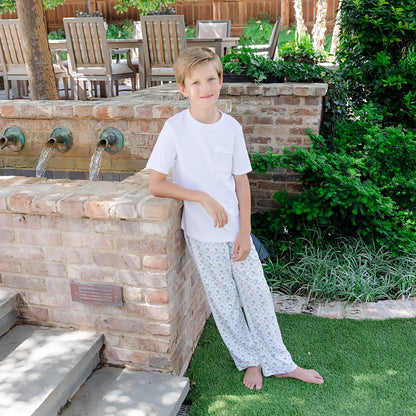 Lila and Hayes Boys Beckett Hangout Pant- Fishing