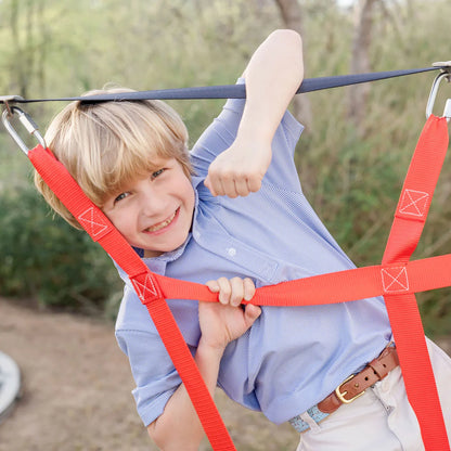 Lila and Hayes Performance Polo-Blue Stripes