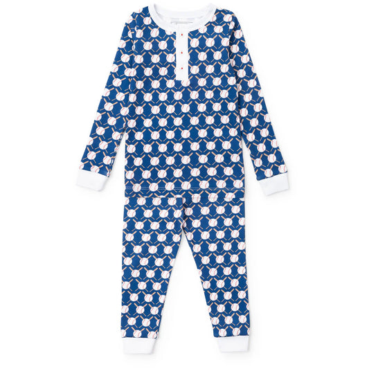 Lila and Hayes Jack Pajama Set- Baseball