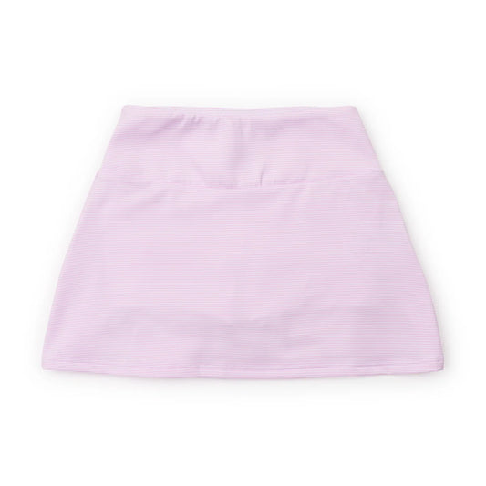 Lila and Hayes Margot Performance Skort- Pink Stripes