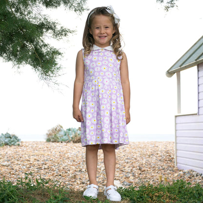 Rachel Riley Purple Daisy Dress