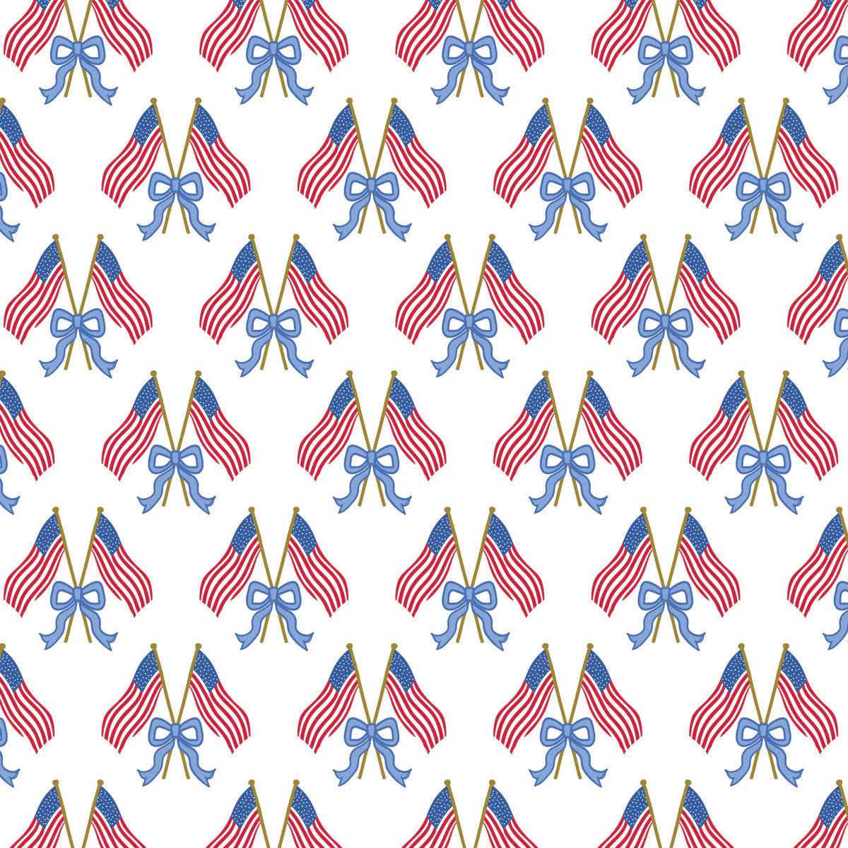 Lila and Hayes Maggie Tiered Skirt- Stars, Stripes and Bows