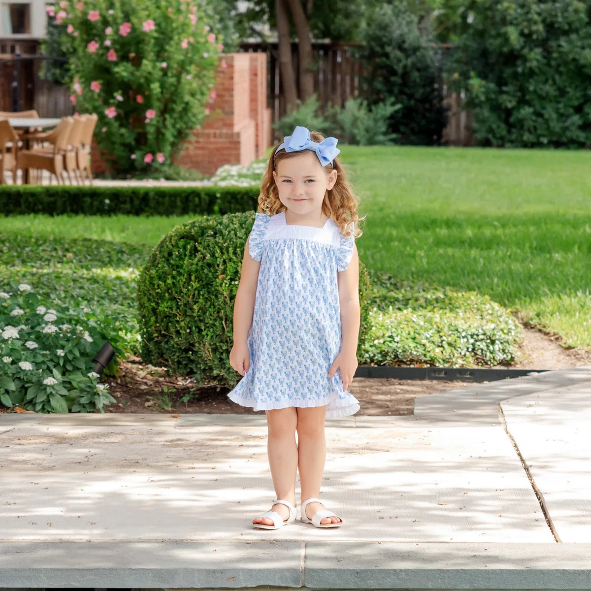 Lila and Hayes Caroline Dress- Maine Lobster