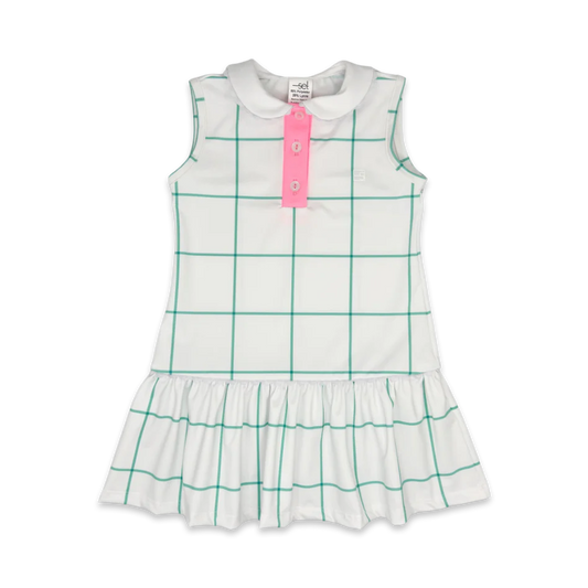 SET Darla Dress- Mint Windowpane