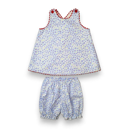 Percy and Tyne Lucy Sun Set- Red, White and Blue Floral