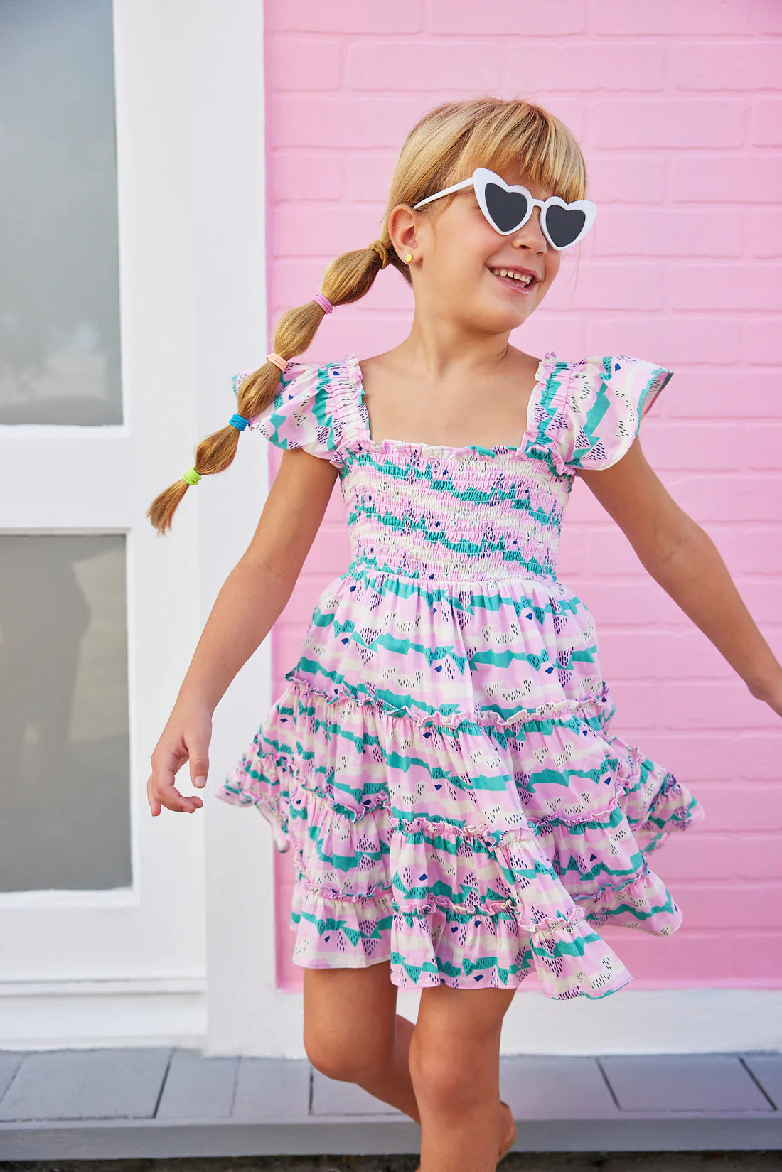 BISBY Twirl Dress- Alli Stripe
