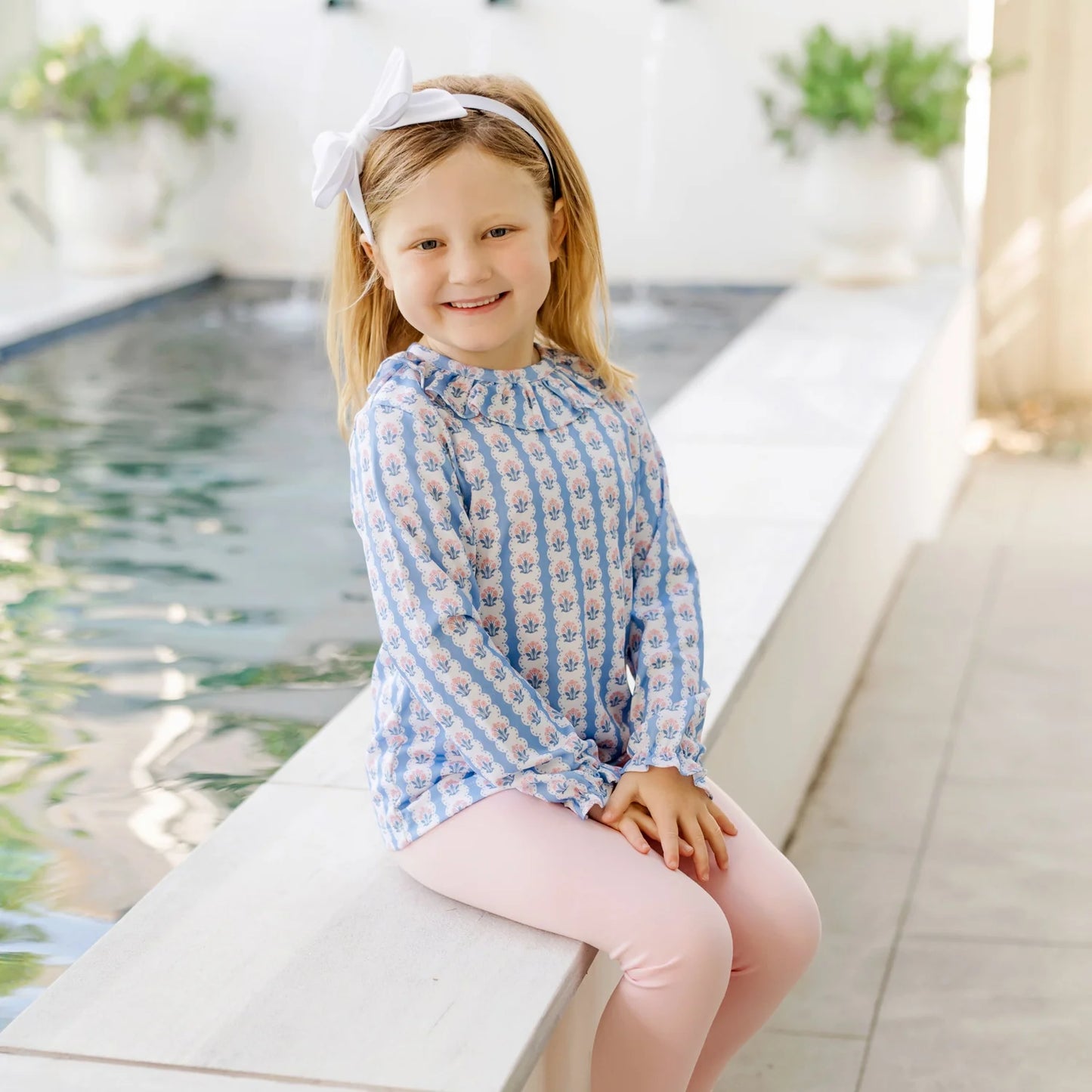 Lila and Hayes Lulu Legging Set- Harvest Ribbon