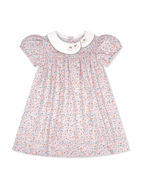 Lullaby Set Eloise Dress- Pumpkin Grove Floral