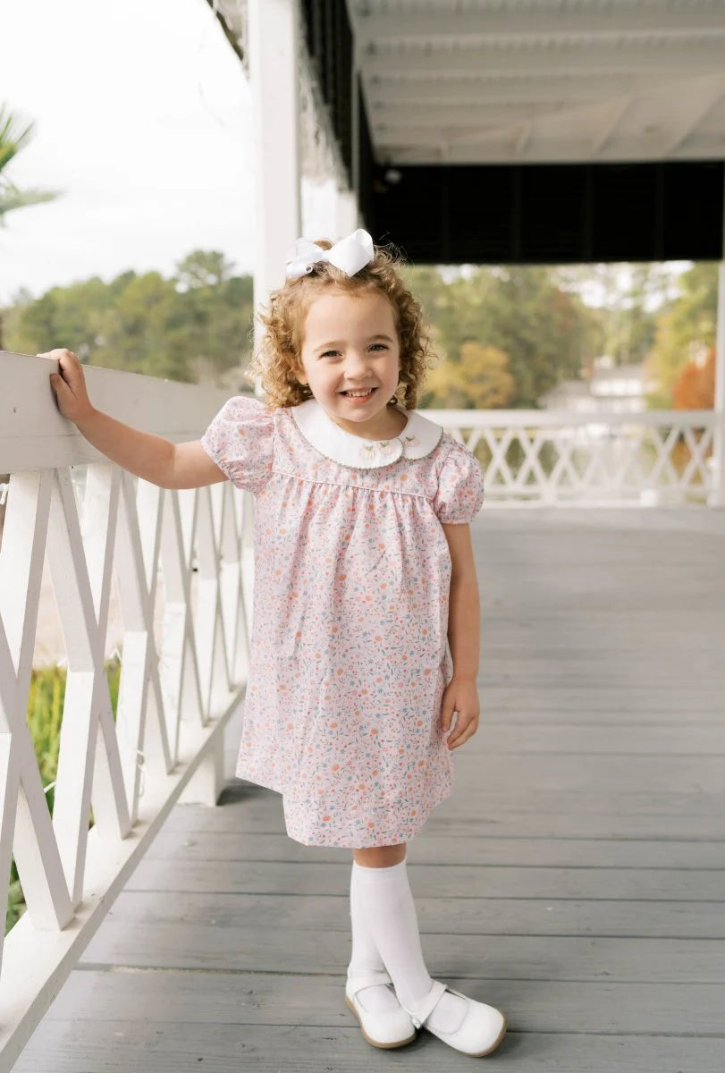 Lullaby Set Memory Making Dress- Pumpkin Grove Floral