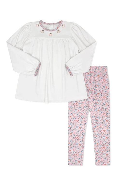 Lullaby Set Memory Making Legging Set- Pumpkin Grove
