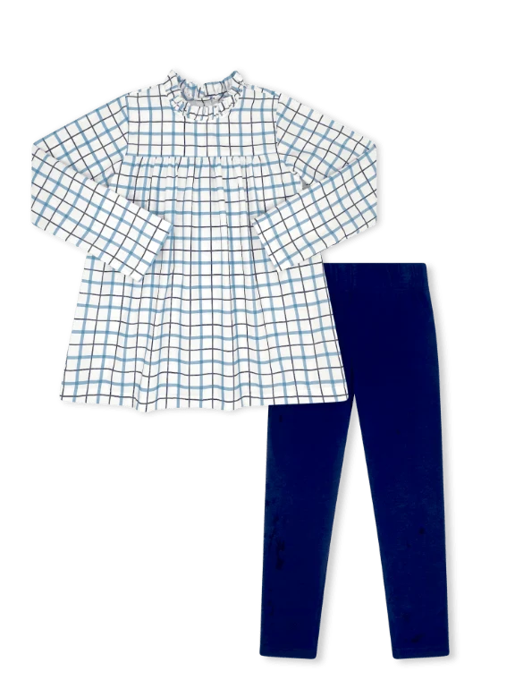 Lullaby Set Lauren Legging Set- Heritage Check