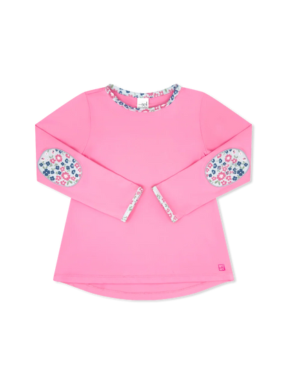SET Kylie Long Sleeve Tee-Flamingo Pink/ Baton Rouge Blooms