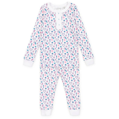 Lila and Hayes Alden Girls Pajamas- Cosmic Crush