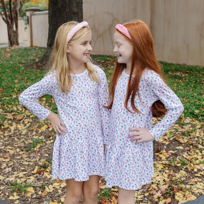 Lila and Hayes Lily Girls Dress- Cosmic Crush