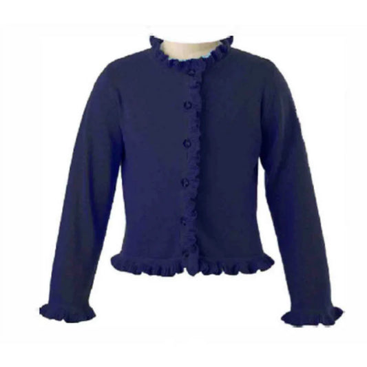 Rachel Riley Frill Cardigan- Navy