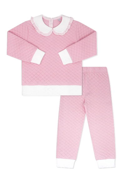 Lullaby Set Cooper Quilted Play Set- Petal Pink