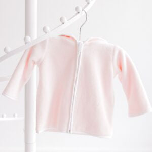 Terry Tots Fleece Jacket-Pink